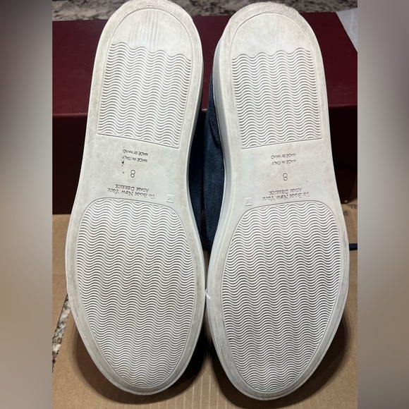 To Boot New York Adam Derrick Pacer Blue Suede Sneaker - Picture 9 of 16